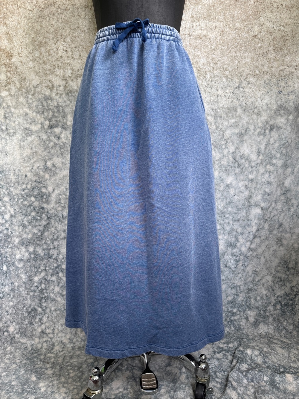 FP Movement Denim Blue Terry Skirt - S - Picture 1 of 8